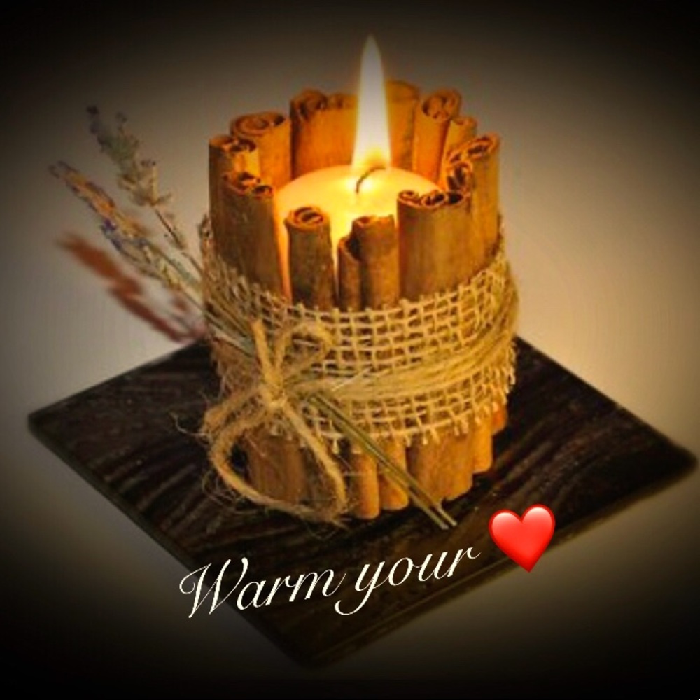 Warm your ❤️ with Cinnamon Stick Candles. Size 3”